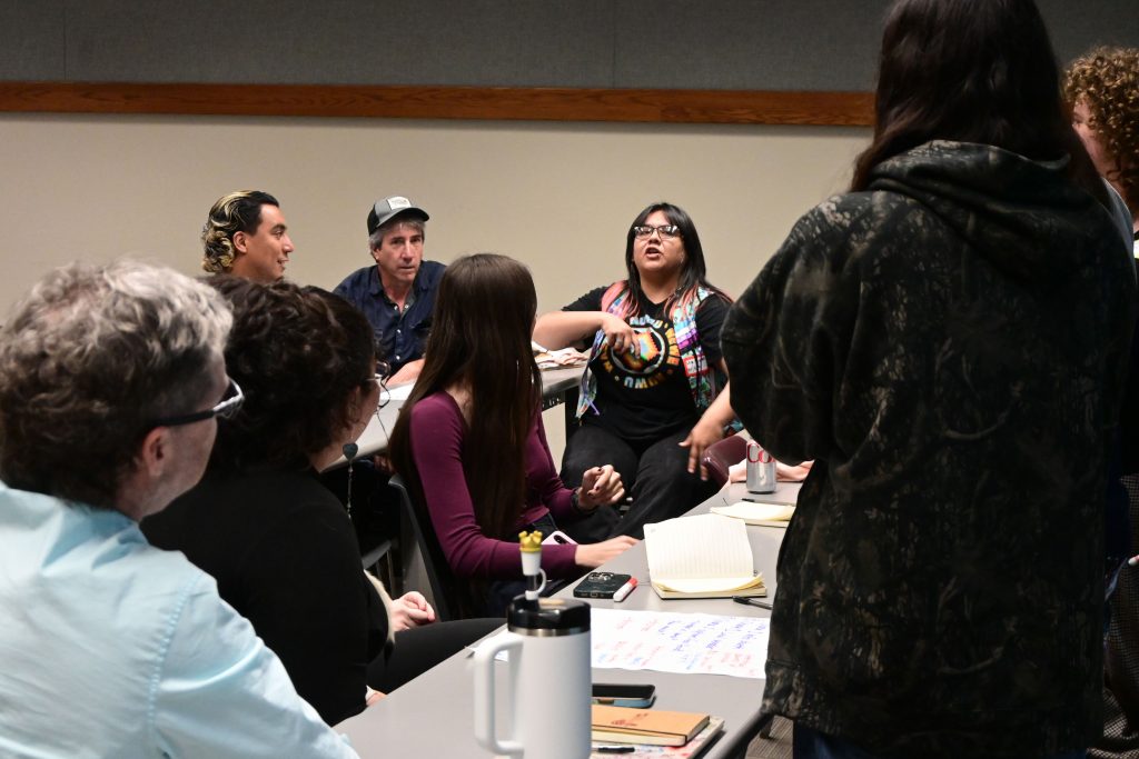 Attendees of a Native Voices Summit hosted at UNR
