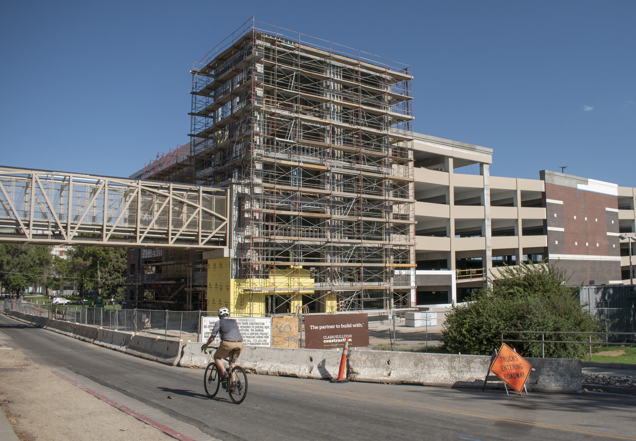 Gateway Parking Complex opening on the south end of campus, primarily for faculty and staff