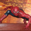 A statue of Spiderman