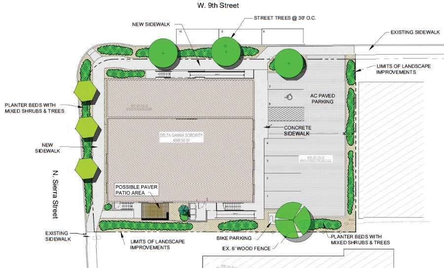 Take a look inside the plans of the new Delta Gamma house