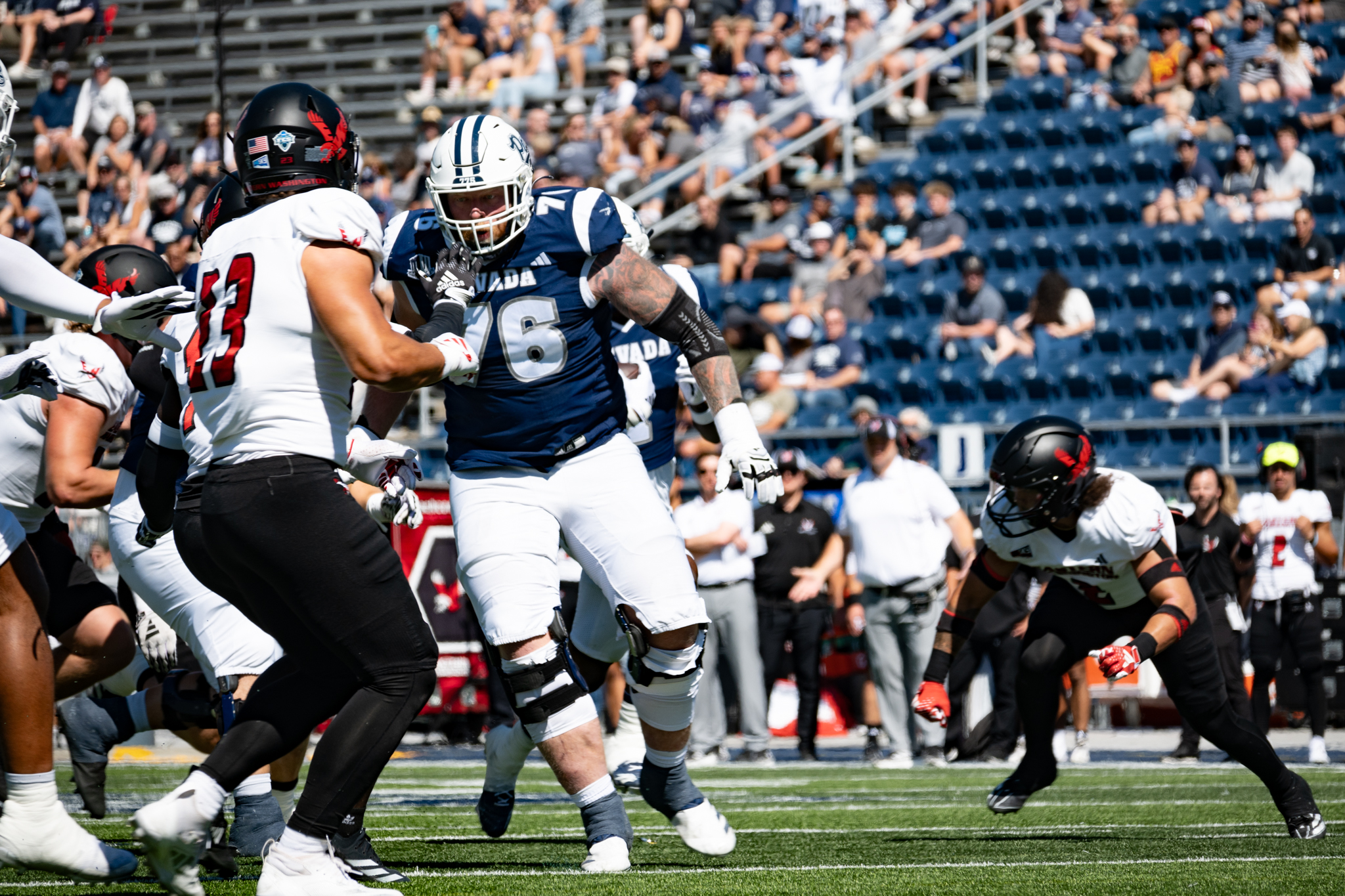 Nevada Football Shows Out in 49-16 Win Against Eastern Washington