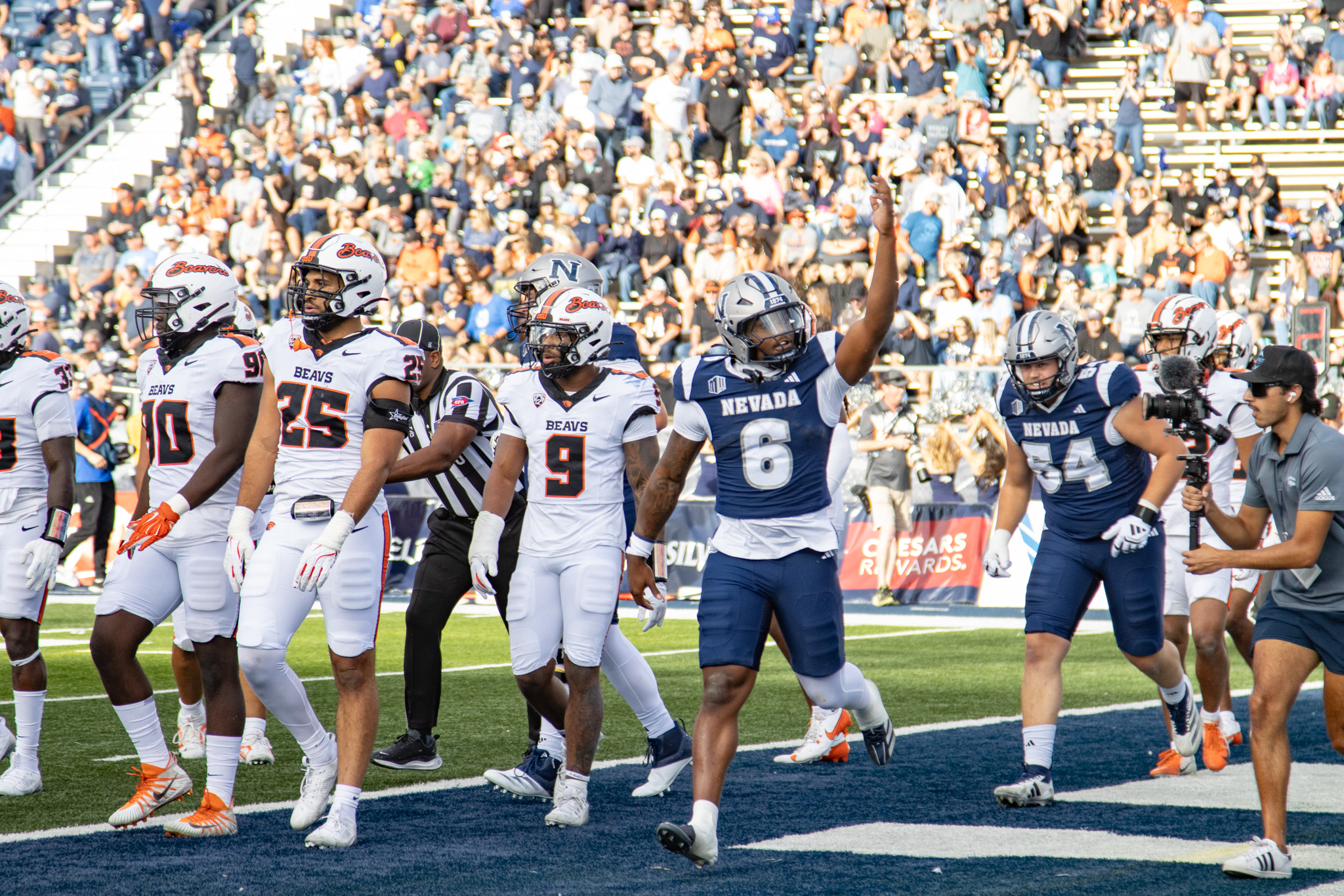 Nevada’s Ground Game Powers 42-37 Win Against Oregon State