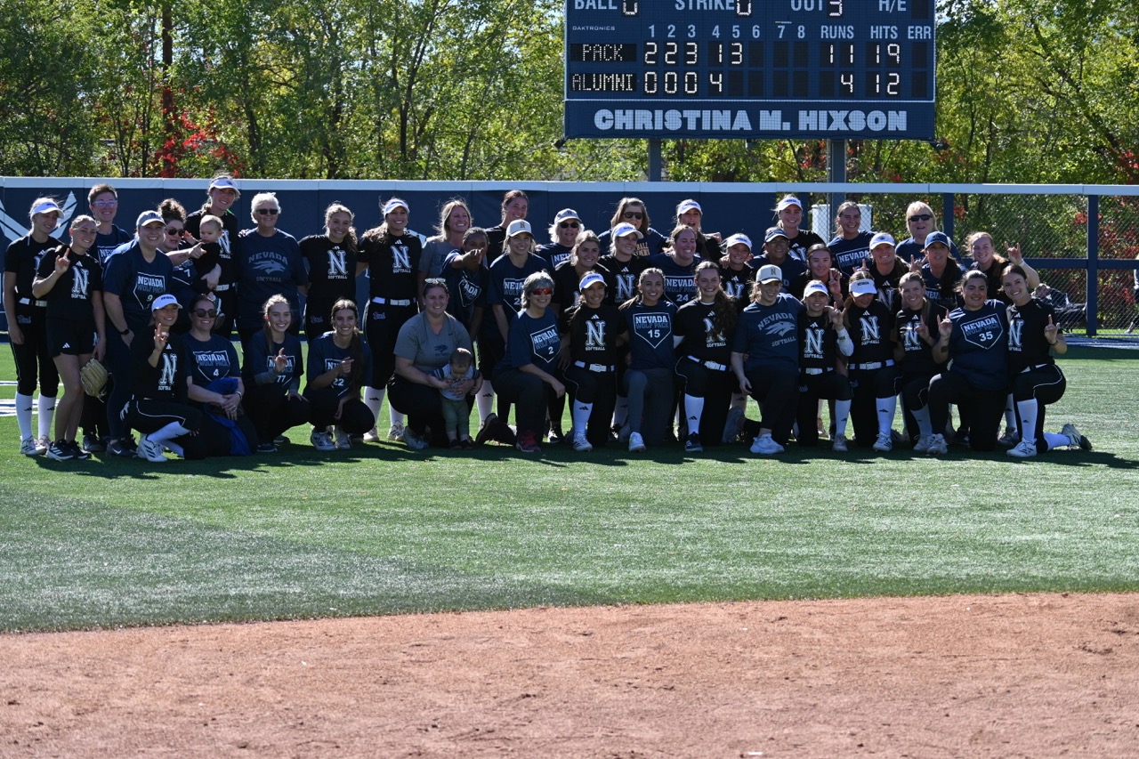 Nevada Softball Alumni Return Home in Fall Ball Match