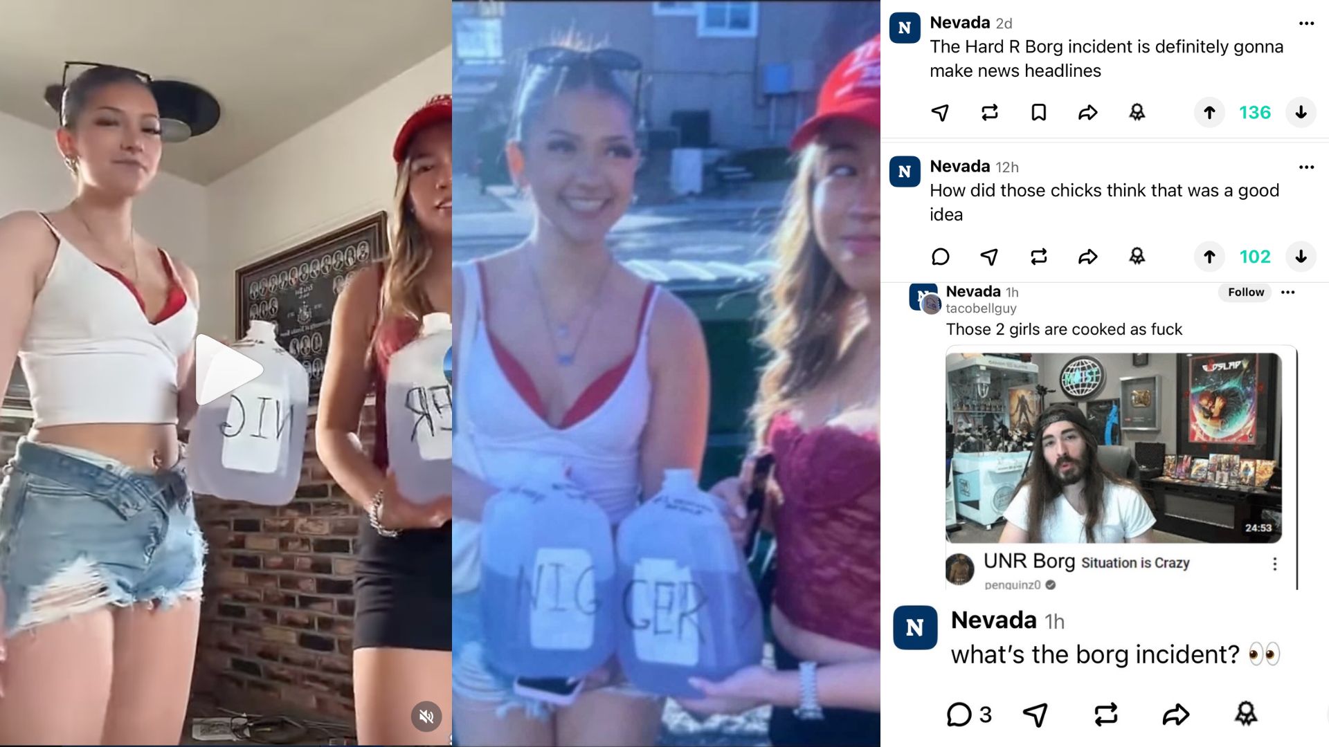 Viral Image of Students Holding “Borgs” That Spell Racial Slur Under Review by UNR