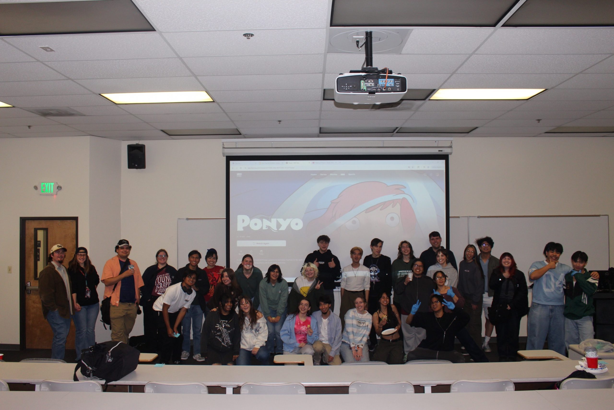 Students who came to the film screenign