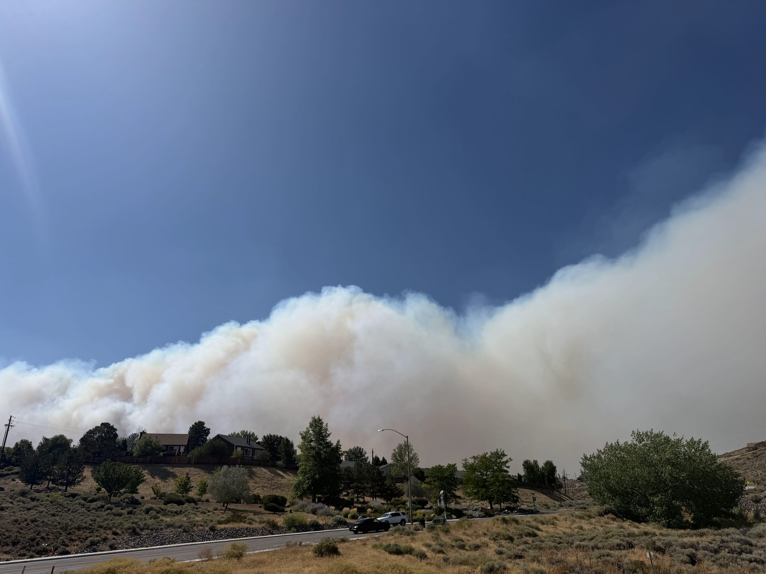 Human-Caused Wildfire Brings Uncertainty to the University