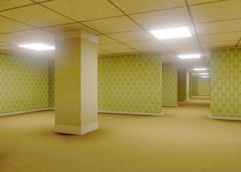 Image of the "backrooms."