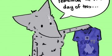 Domino finds his shirt