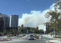 Smoke from Floriston Fire can be seen from the University of Nevada, Reno campus.