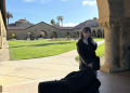 Aerolyn Grace at the location of the documentary filming.