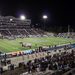 Teams gather for a timeout during the Nevada Football Home Opener on Saturday, Sept. 5.