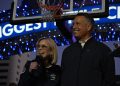 Reno City Mayor Hilary Schieve and University Nevada Brian Sandoval.