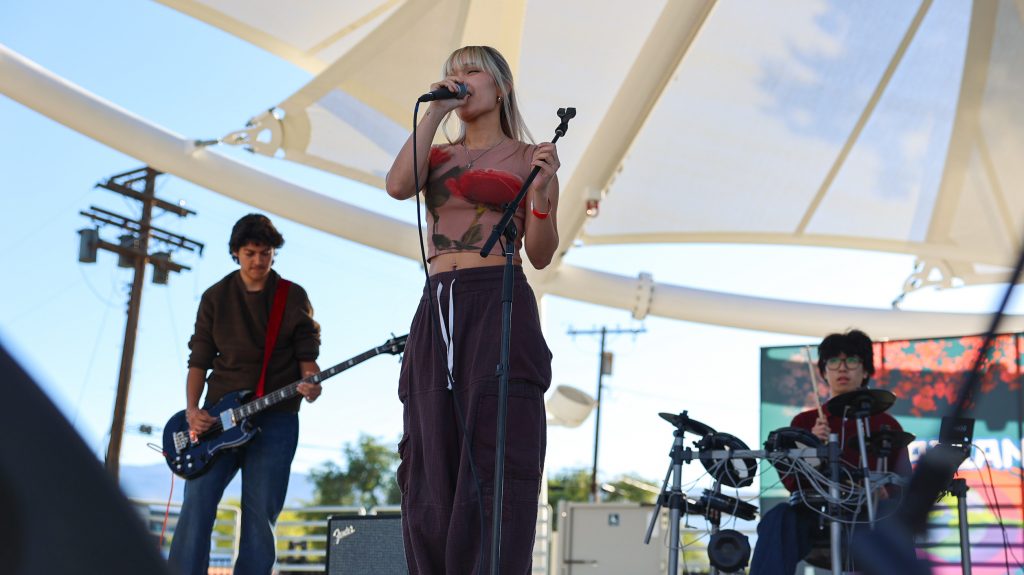 Musical Therapy Club performing at Autumn Moon Festival