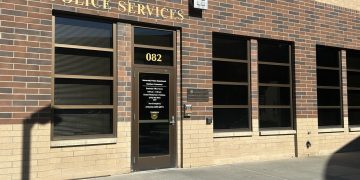 The University Police Department is located on the first floor of the Fitzgerald Student Services Building.