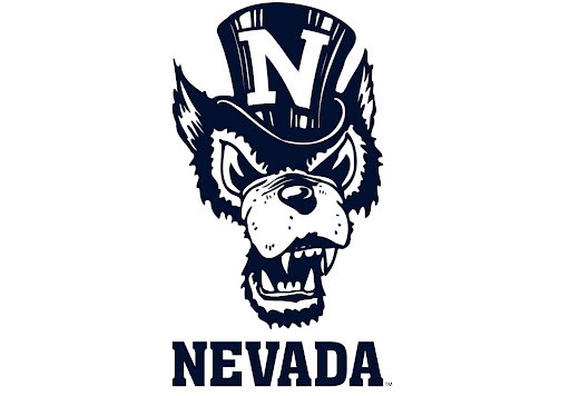 Nevada Top Half Wolf Logo.